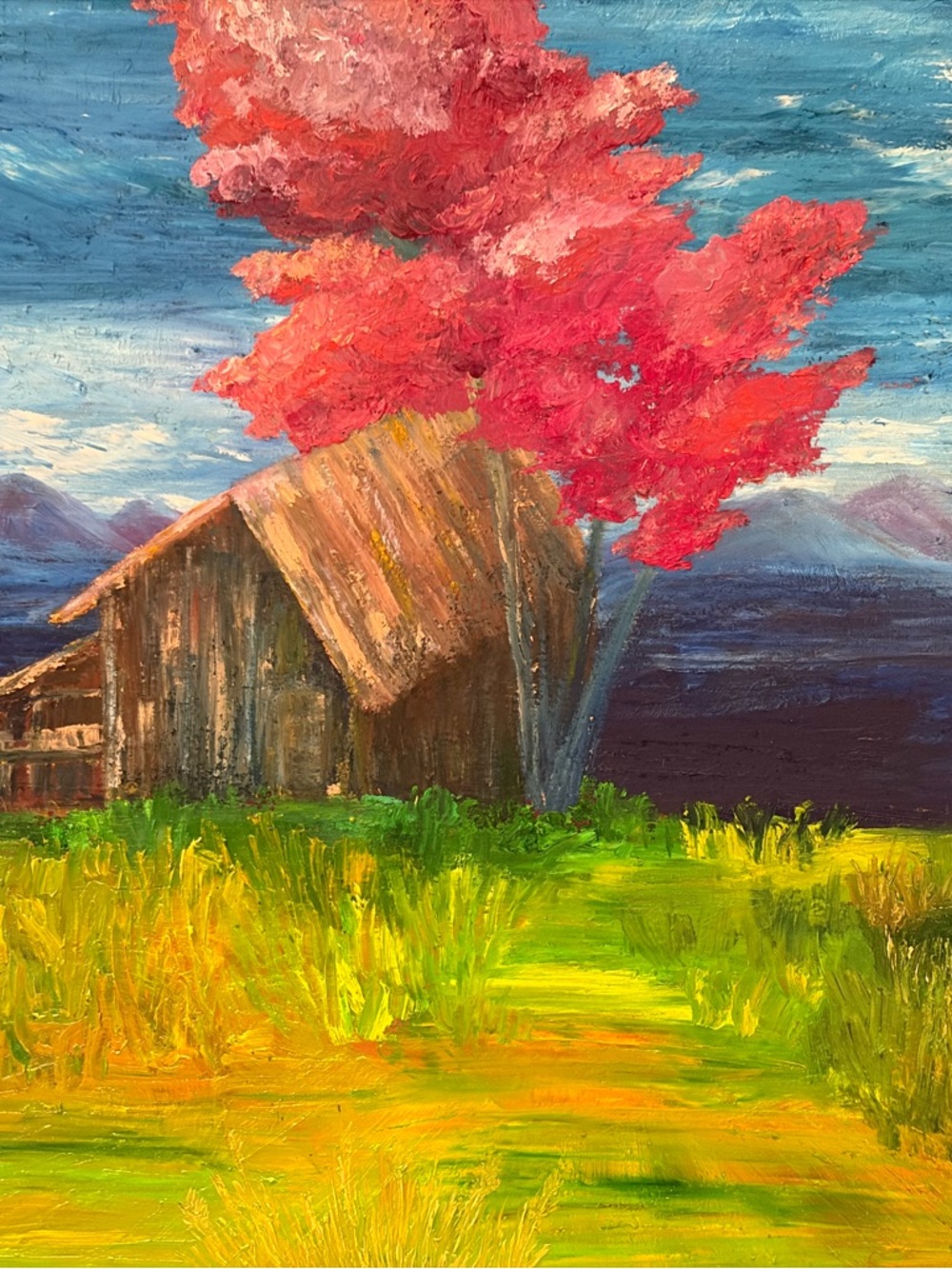 Hand-Painted original oil Landscape